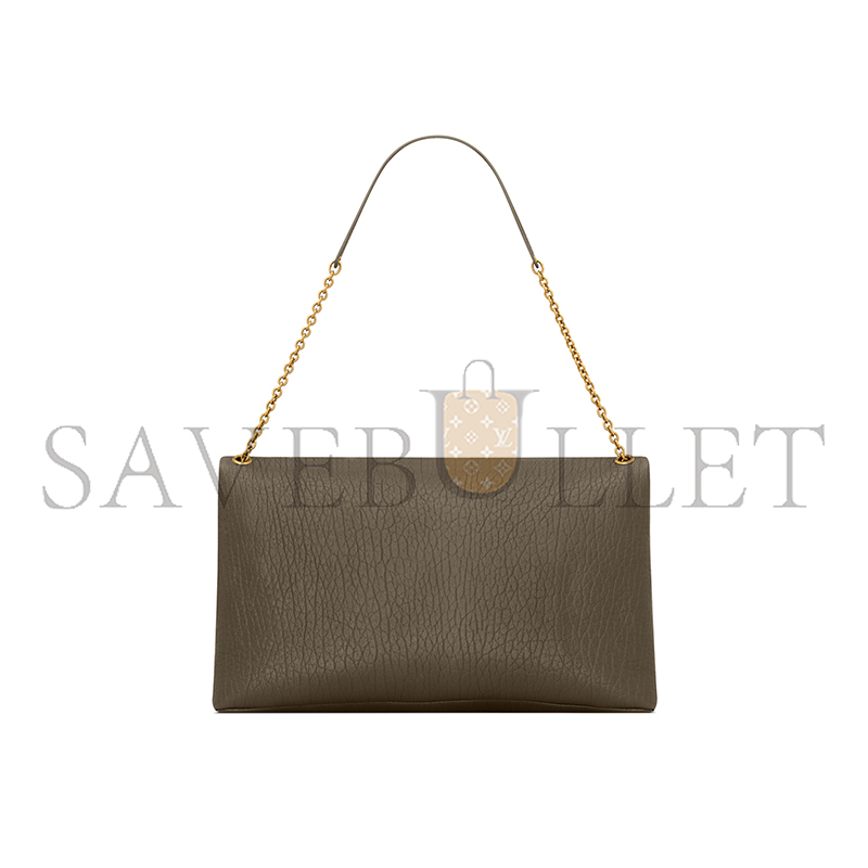 YSL CASSANDRE LARGE POUCH ON CHAIN IN LAMBSKIN 841702AACYT3212 (35*22*3cm)